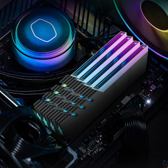 радіатор для оперативної пам'яті з підсвічуванням