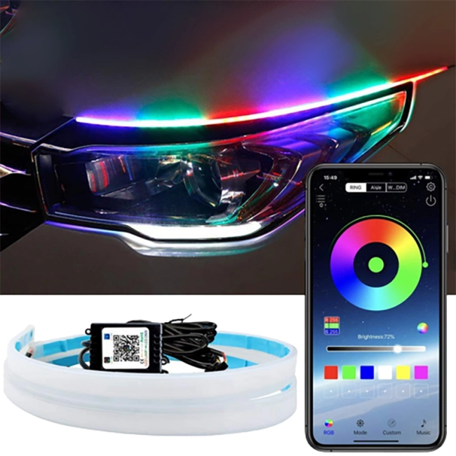 гнучка світлодіодна стрічка для автомобіля