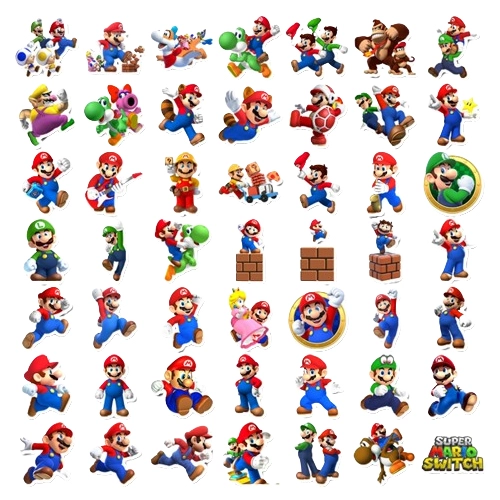 Стікери Mario