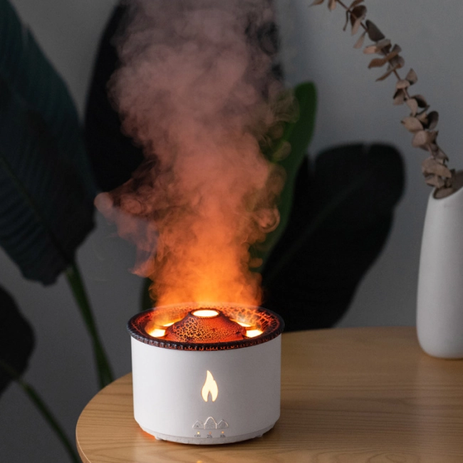 Зволожувач у вигляді вулкана