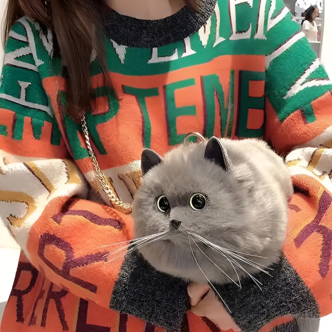 сумка в виде cat