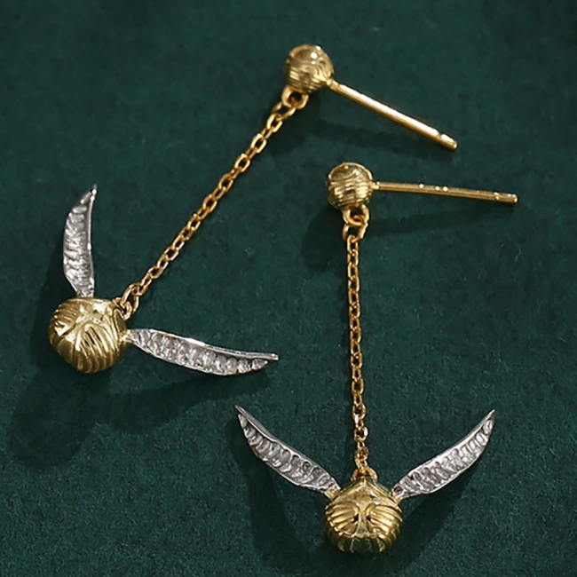 серьги со Снитчем