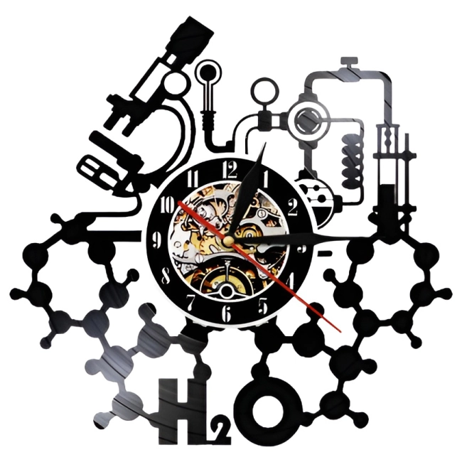 Часы на стену с подсветкой