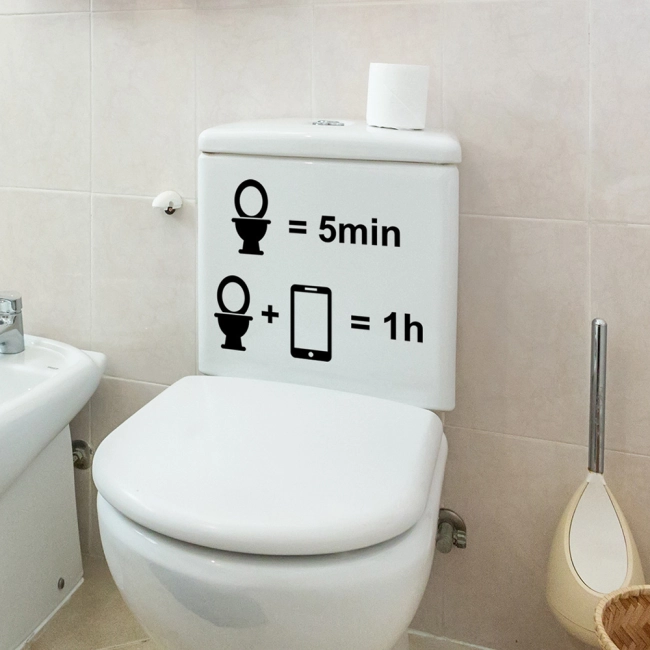 Купити наклейку для кришки унітазу