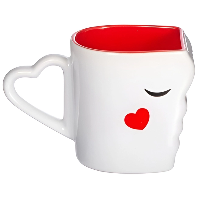 Чашки з ложками для пари