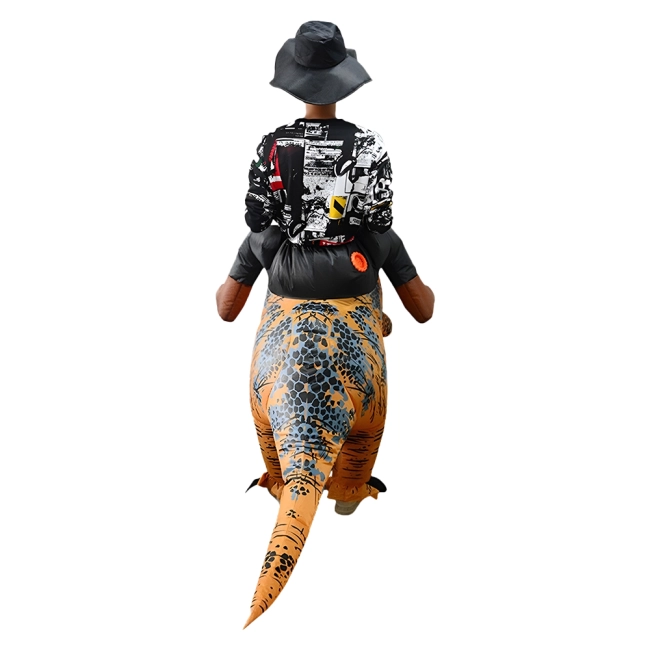 надувной костюм тиранозавра