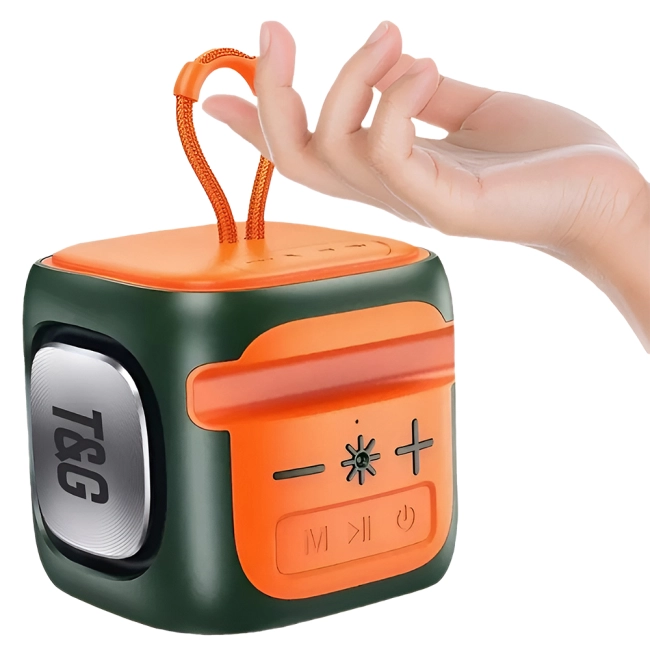 портативна блютуз колонка з підсвічуванням