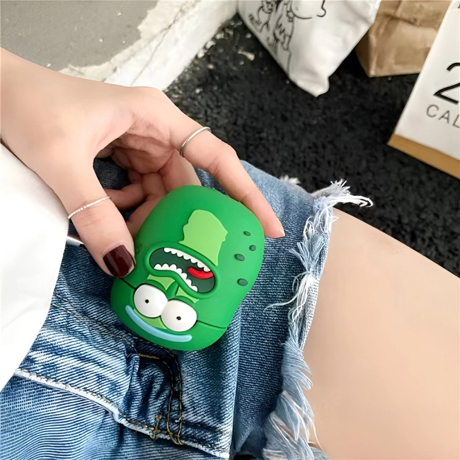 Чехол для AirPods огурчик Рик