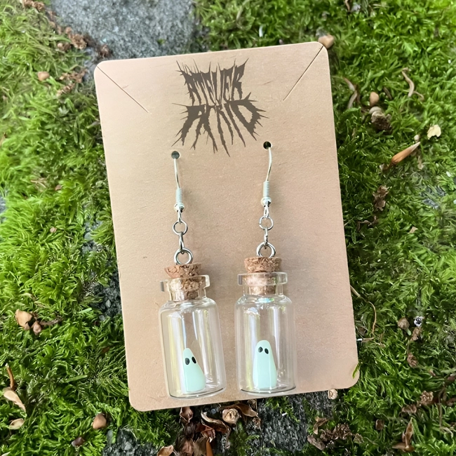 Серьги призрак