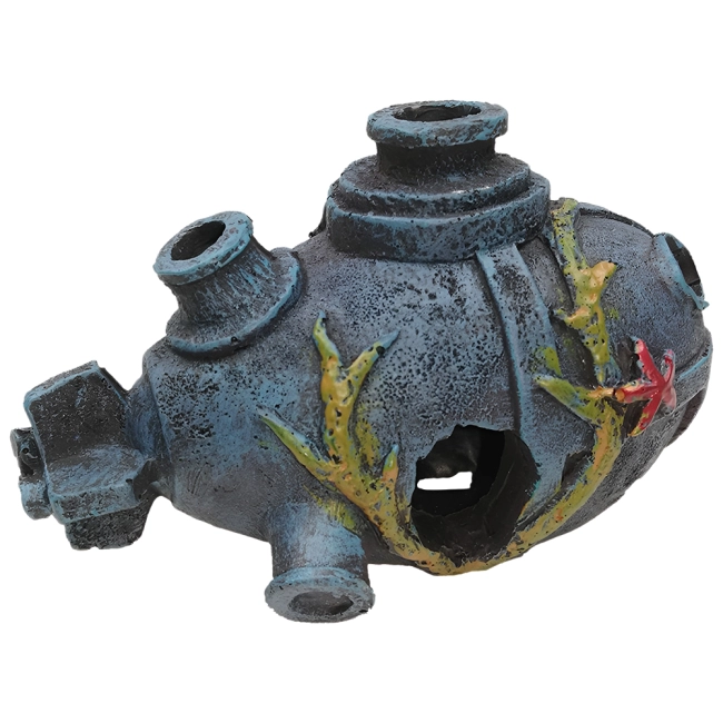 декор для аквариума подводная лодка