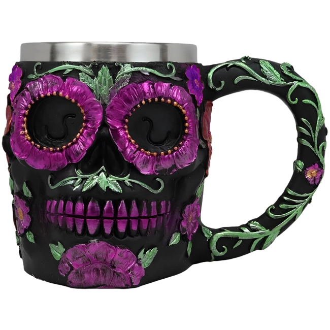 кружка з черепом для пива