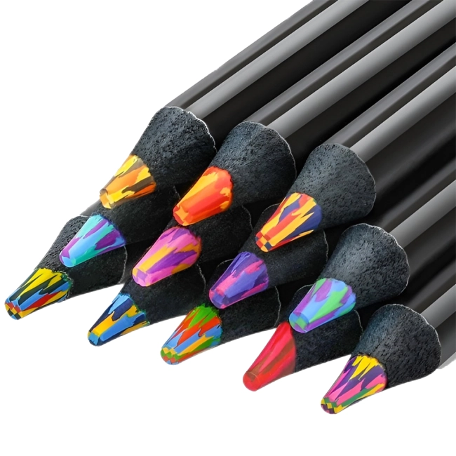 набір кольорових олівців для малювання