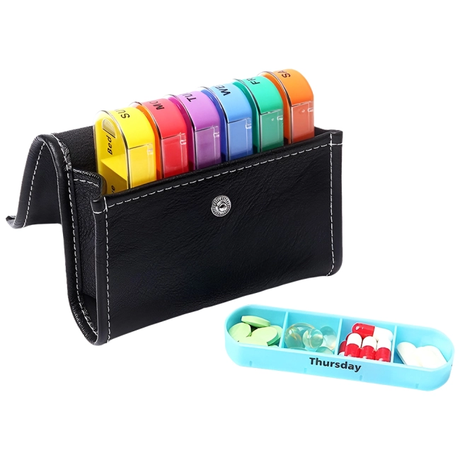 кейс на 7 органайзерів для таблеток