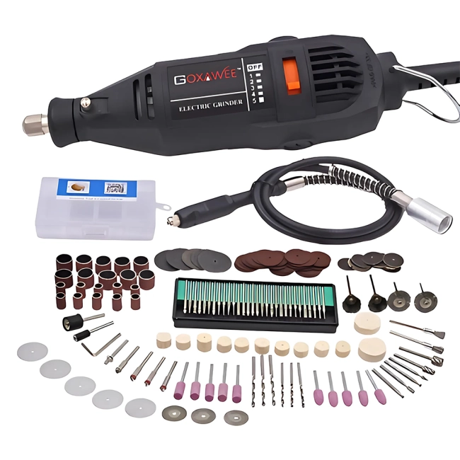 Електрична шліфувальна машинка з насадками