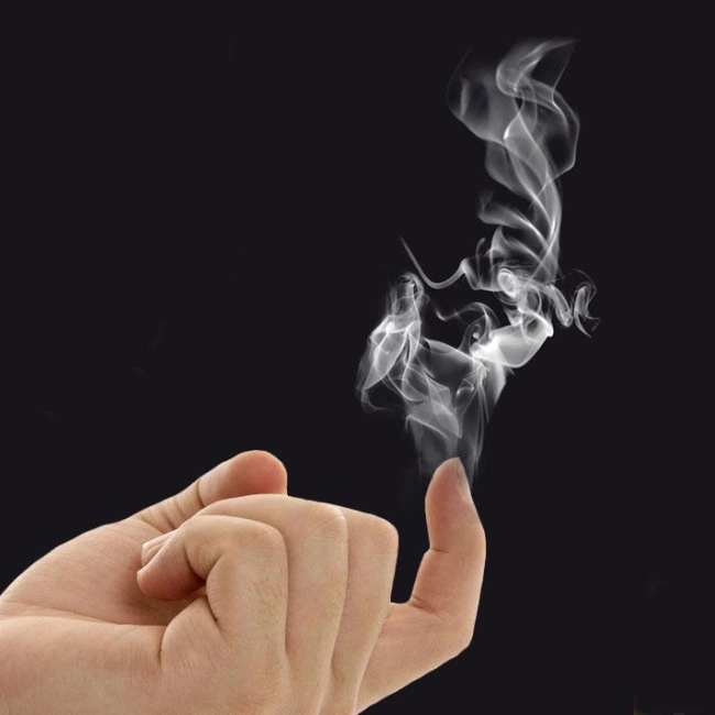 трюк із димом