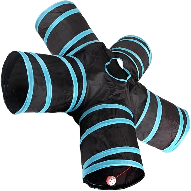 тоннель с игрушкой для кота