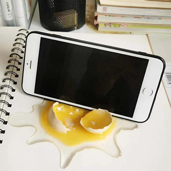 Держатель для телефона с яйцом