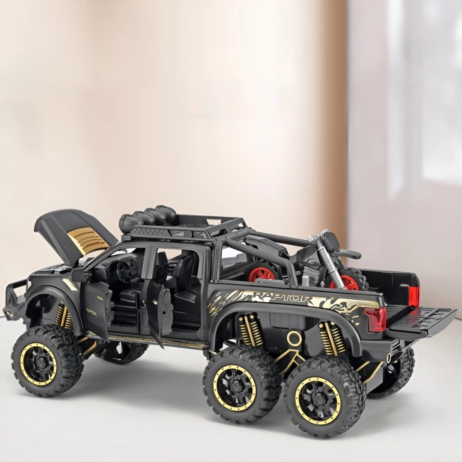 машинка шестиколёсный пикап