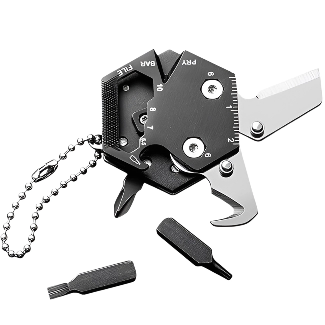 брелок на ключи мультитул