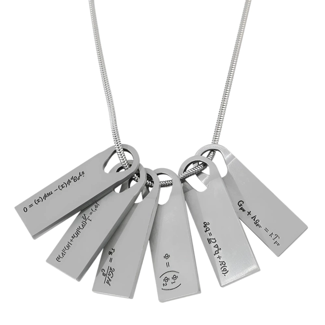 кулон с жетонами