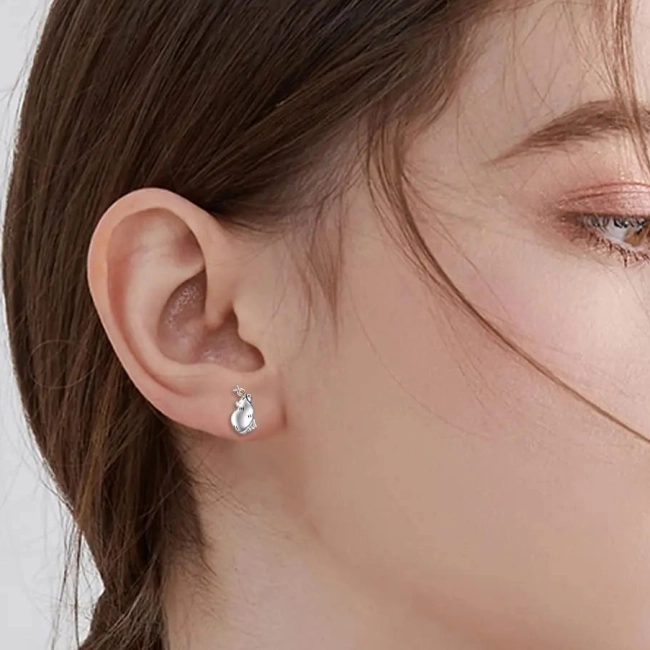 Сережки в виде капибар