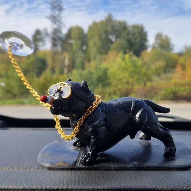 Прикраса для авто бульдог