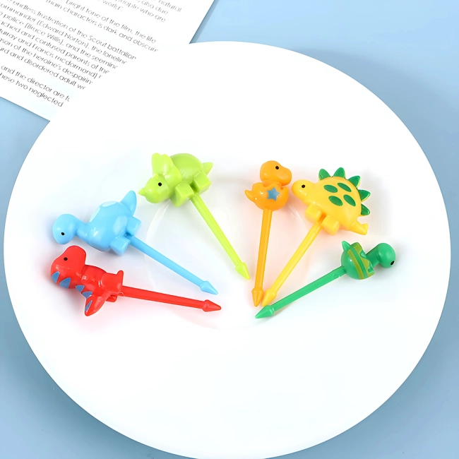 Шпажки динозавры для канапе