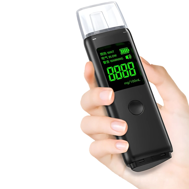 цифровой алкотестер с дисплеем