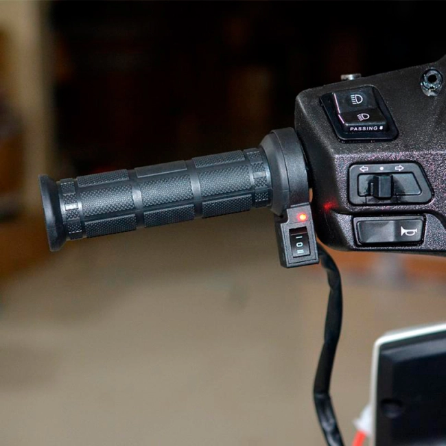 мото ручки з підігрівом