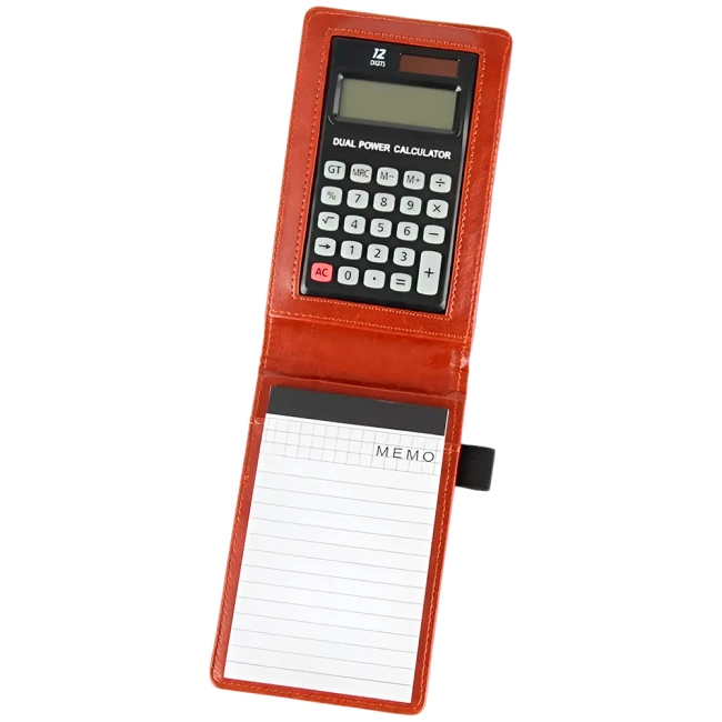 портативний блокнот з калькулятором,