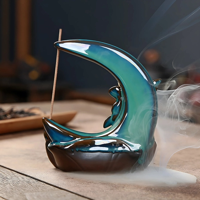 курильница с обратным потоком