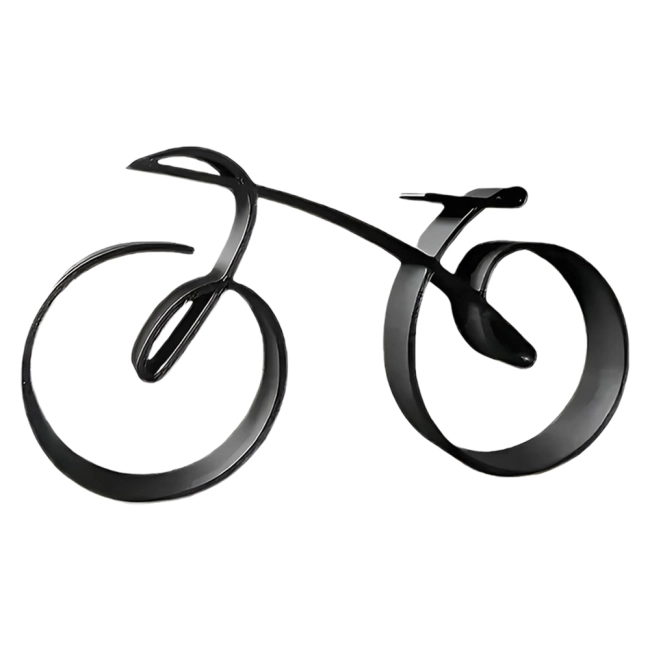 Фигурка с велосипедом