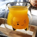 двойной стакан с котом