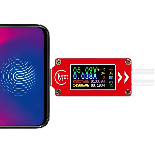 вимірювач напруги type-c