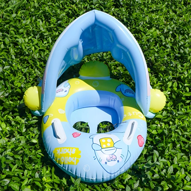 детский надувной круг с крышей