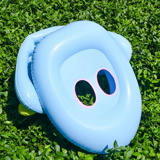 надувной круг с крышей для детей