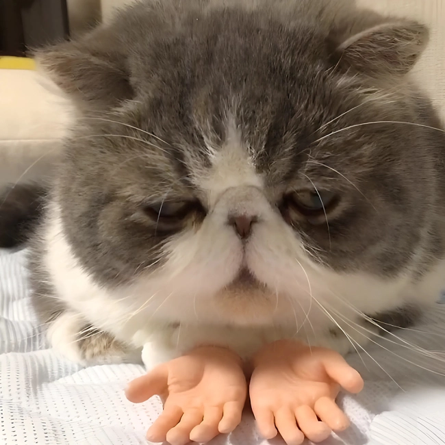 іграшка долонька для кота