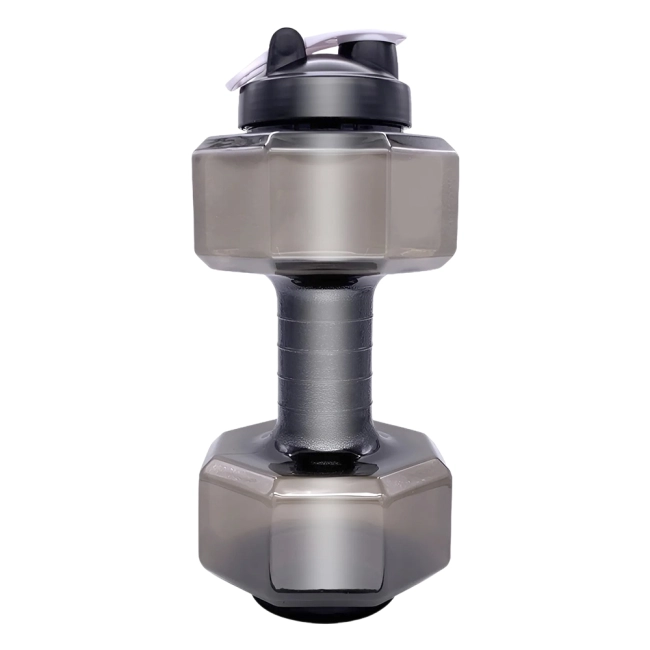 Бутылка в виде гантели для воды