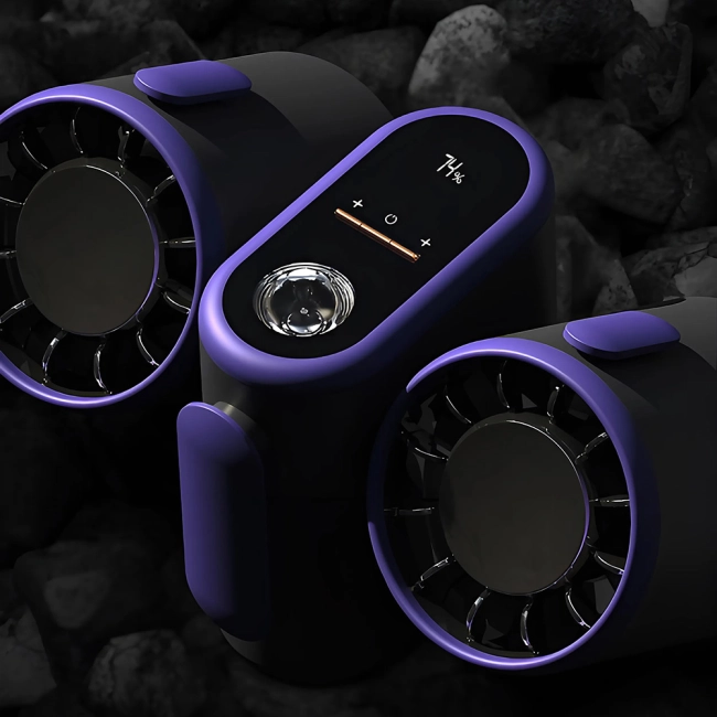 настільний вентилятор, що перезаряджається