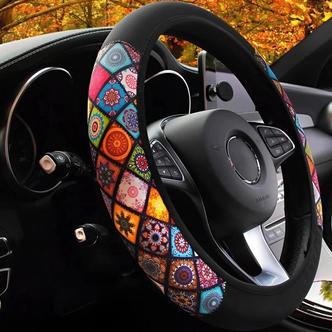 Чехол на руль с принтом