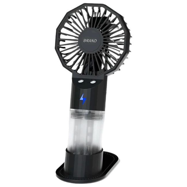 ручний вентилятор зі зволожувачем