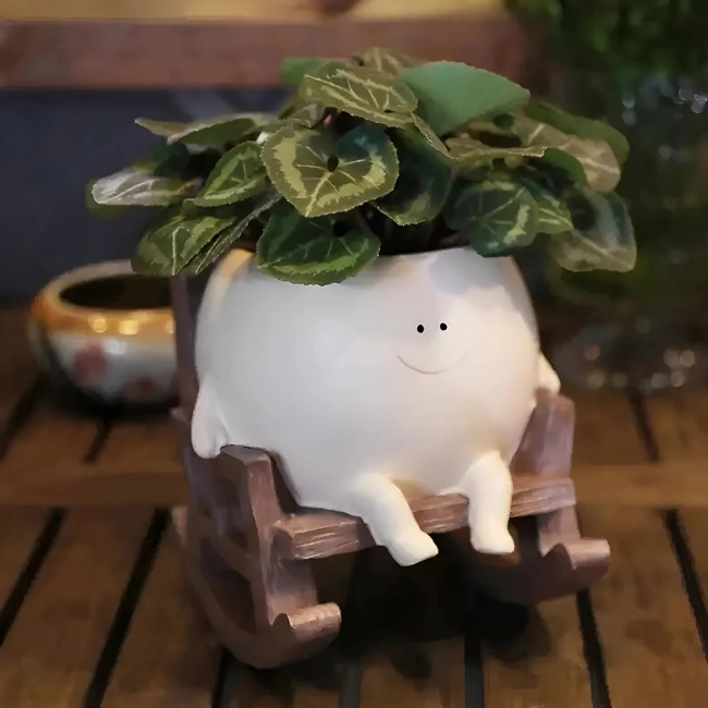 квітковий горщик гойдалка