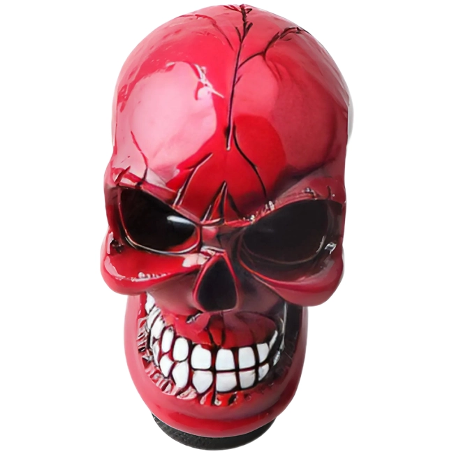 ручка переключения передач в форме черепа