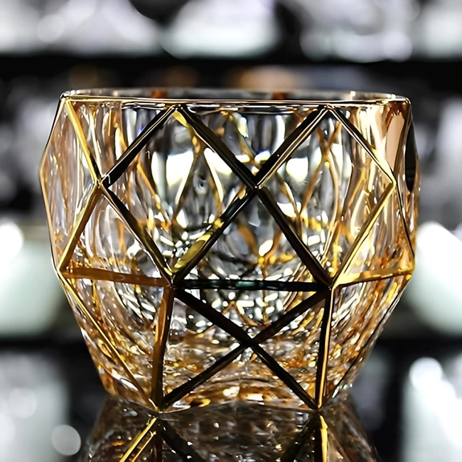 стакан с росписью