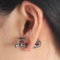 серьги с краном