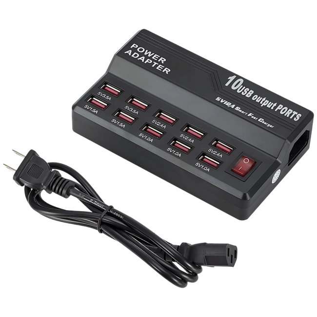зарядная станция usb 10 портов