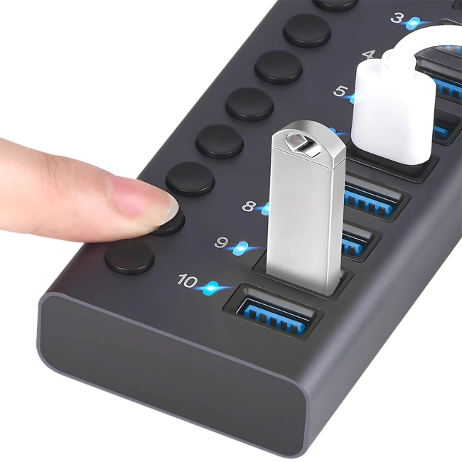 многопортовый usb-концентратор для пк