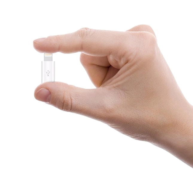 Перехідник адаптер Micro USB - Lightning