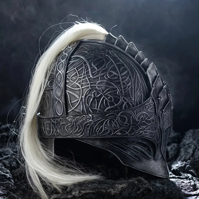 Шлем на голову с волосами