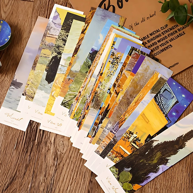 блокнот с картинами Ван Гога